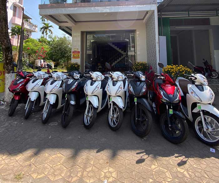 Thuê xe máy Sài Gòn không cần bằng lái