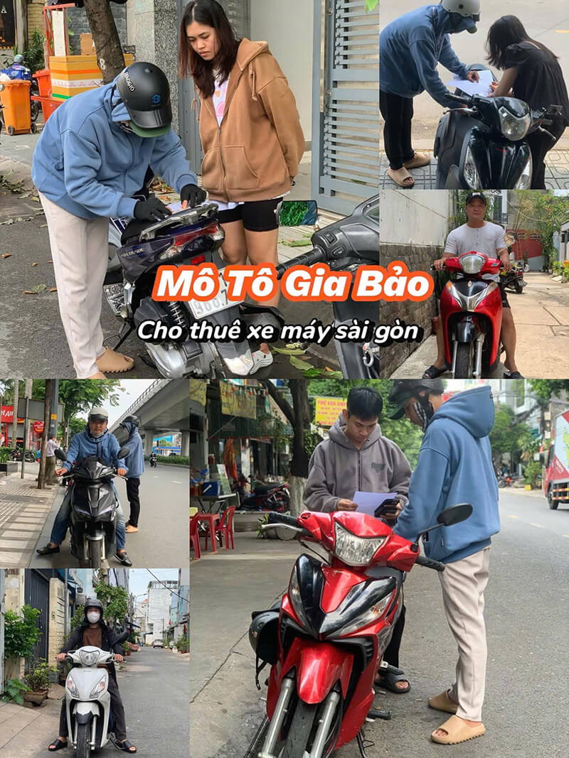 Cho thuê xe máy Quận Tân Bình